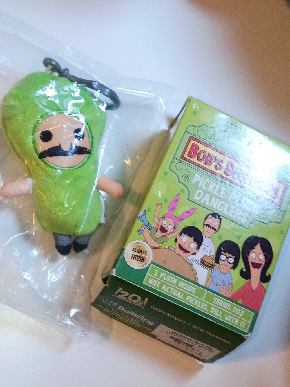 Bob's Burgers: Bob Belcher Pickle Plush Danglers